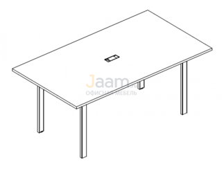 Стол для переговоров Стол для переговоров на металлокаркасе UNO Б1 122 БП
